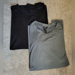 Revamped Women's Long Sleeve Shirt Bundle - Gray And Black